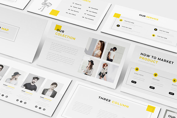 Fashion Powerpoint Template in PowerPoint Templates - product preview 3