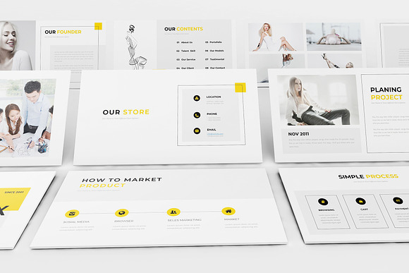 Fashion Powerpoint Template in PowerPoint Templates - product preview 6
