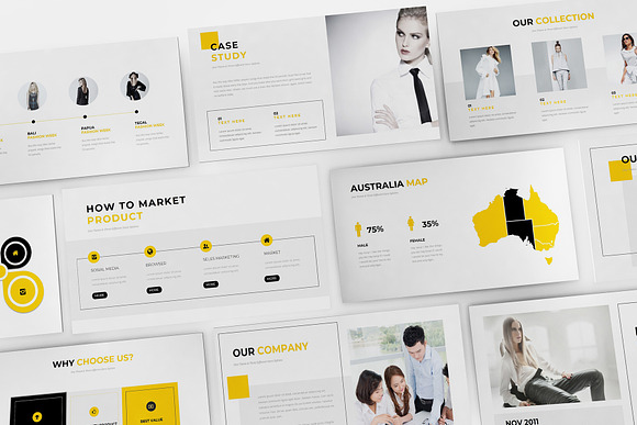 Fashion Powerpoint Template in PowerPoint Templates - product preview 8