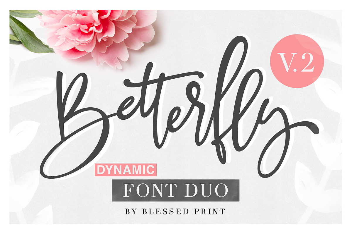 BetterFly 2 - Dynamic Font Duo in Tattoo Fonts - product preview 8