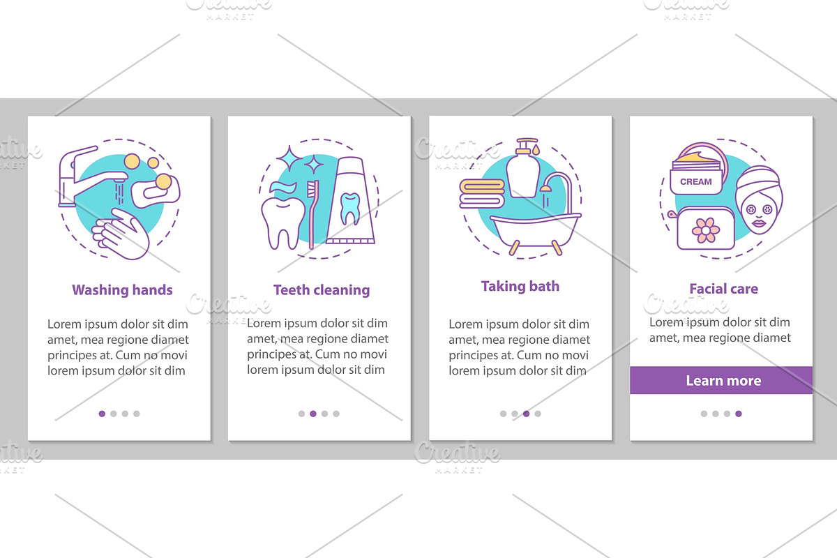 Hygiene onboarding screen in Product Mockups - product preview 8