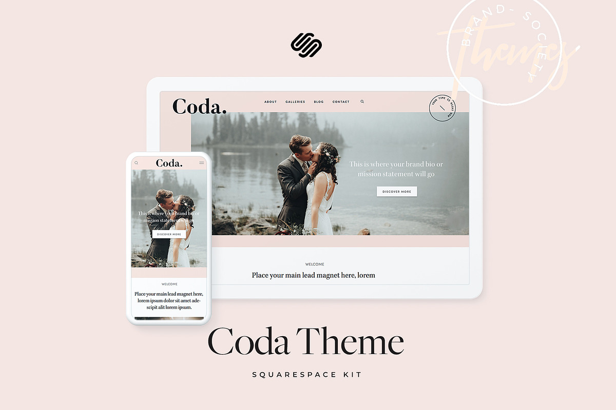 Coda Squarespace Kit Theme Template in Website Templates - product preview 8