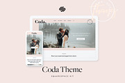 Coda Squarespace Kit Theme Template