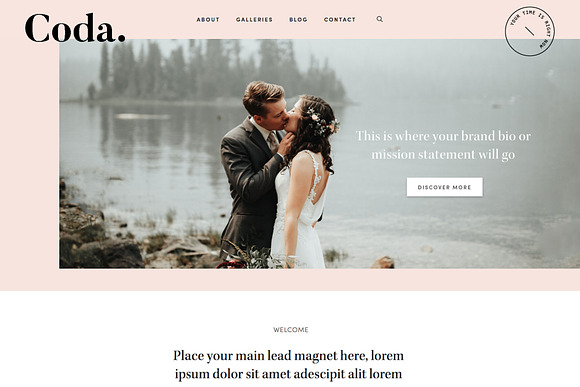 Coda Squarespace Kit Theme Template in Website Templates - product preview 3