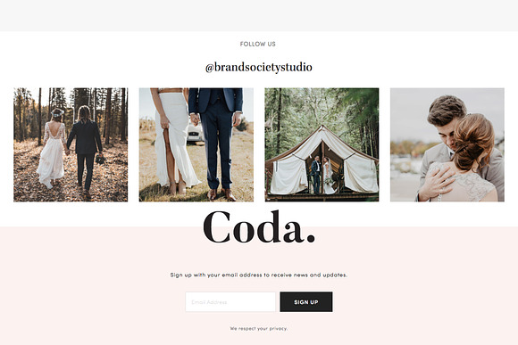 Coda Squarespace Kit Theme Template in Website Templates - product preview 5