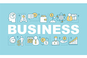 Business development concepts banner