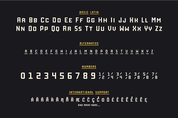 Manufaktur - A 60 fonts family in Military Fonts - product preview 7