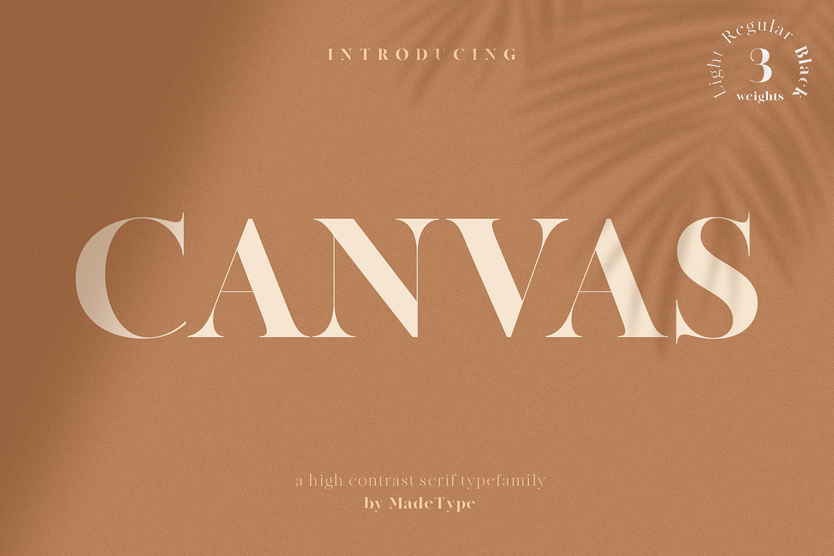 MADE Canvas | 32% Off in Serif Fonts - product preview 8