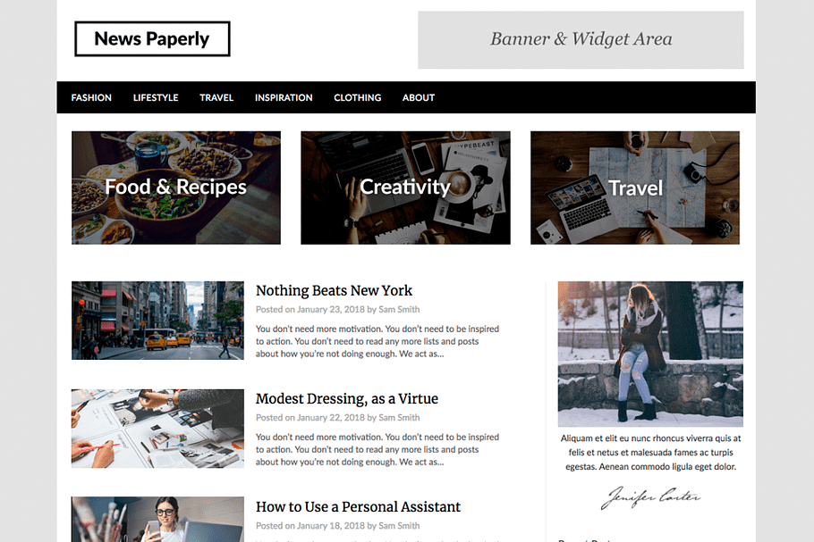 Newspaperly Premium in WordPress Magazine Themes - product preview 8