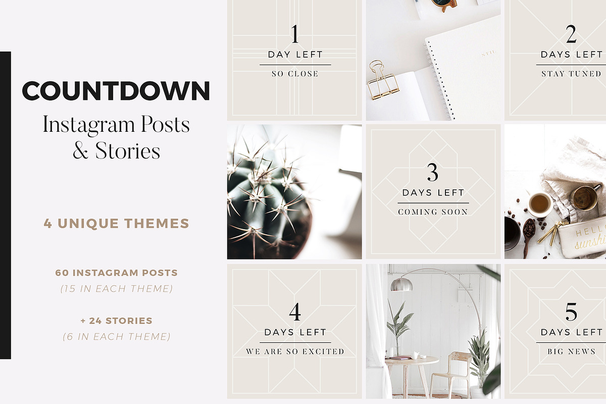 Countdown Instagram Posts + Stories in Instagram Templates - product preview 8