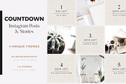 Countdown Instagram Posts + Stories