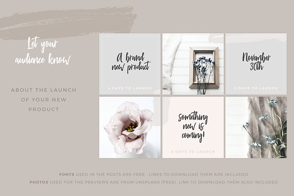 Countdown Instagram Posts + Stories in Instagram Templates - product preview 10