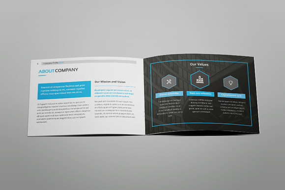 Hilih - A5 Company Profile Brochure in Brochure Templates - product preview 4