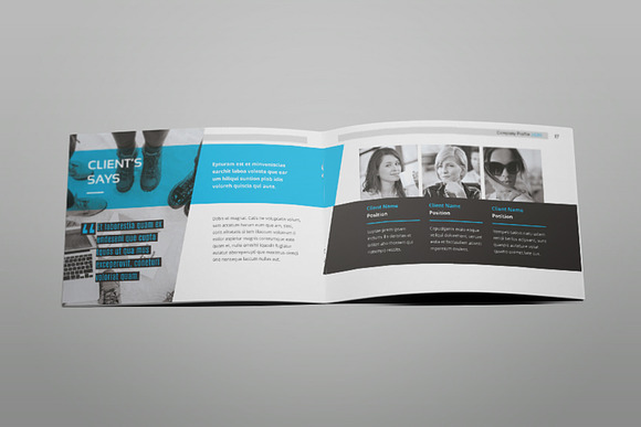 Hilih - A5 Company Profile Brochure in Brochure Templates - product preview 10