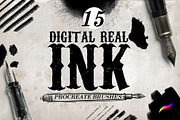 Real Ink Brushes for Procreate
