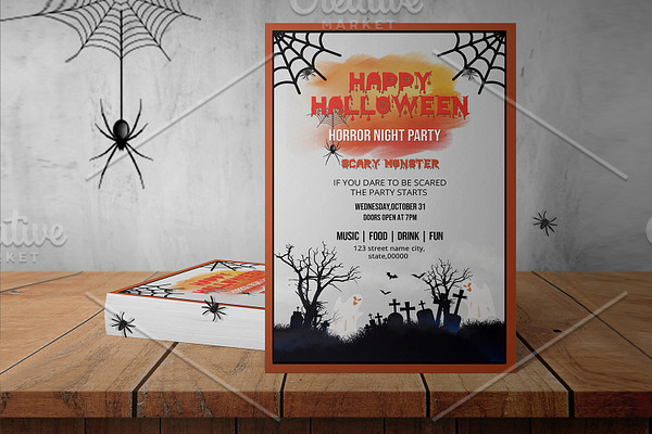 Halloween Party Flyer - V866