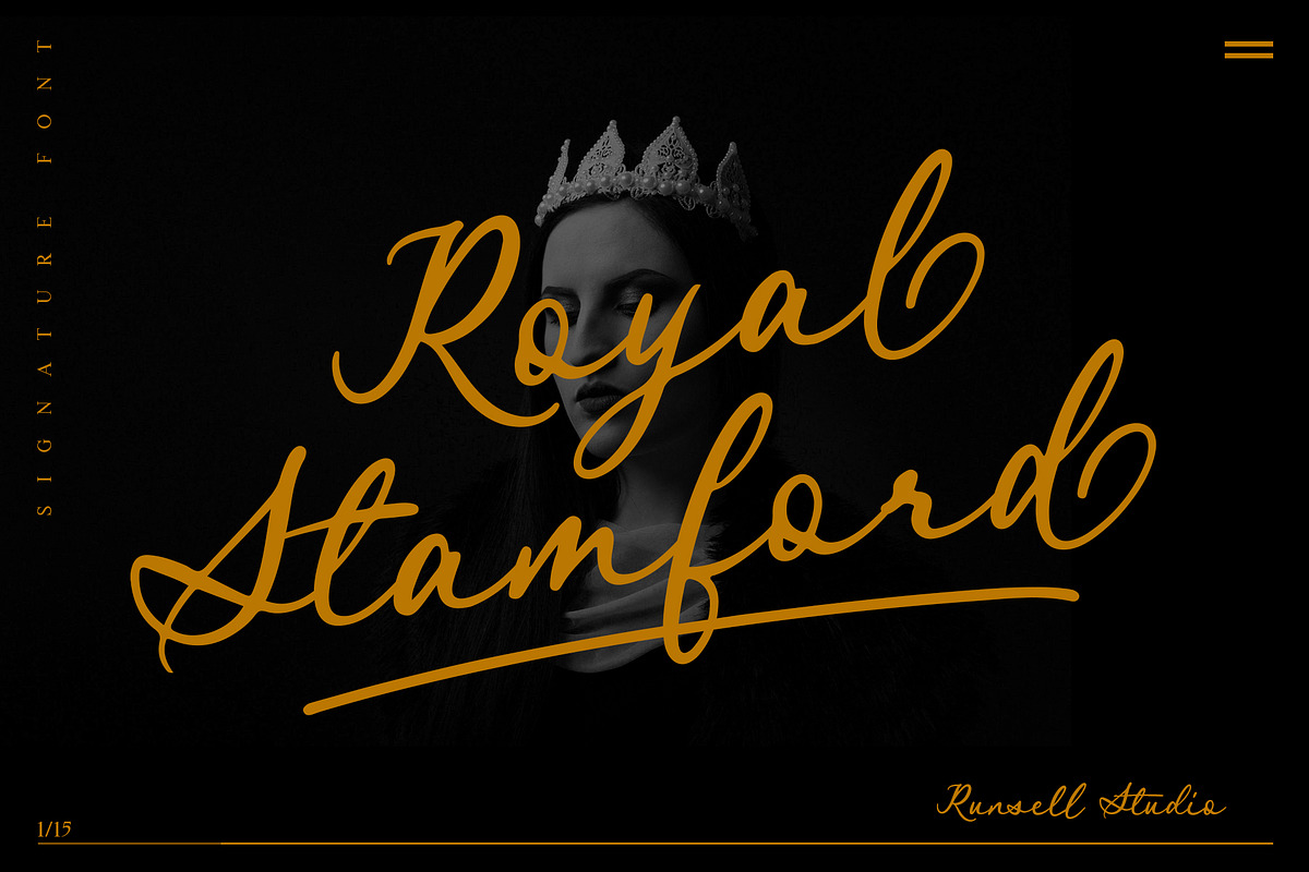 Royal Stamford (20% OFF) in Script Fonts - product preview 8