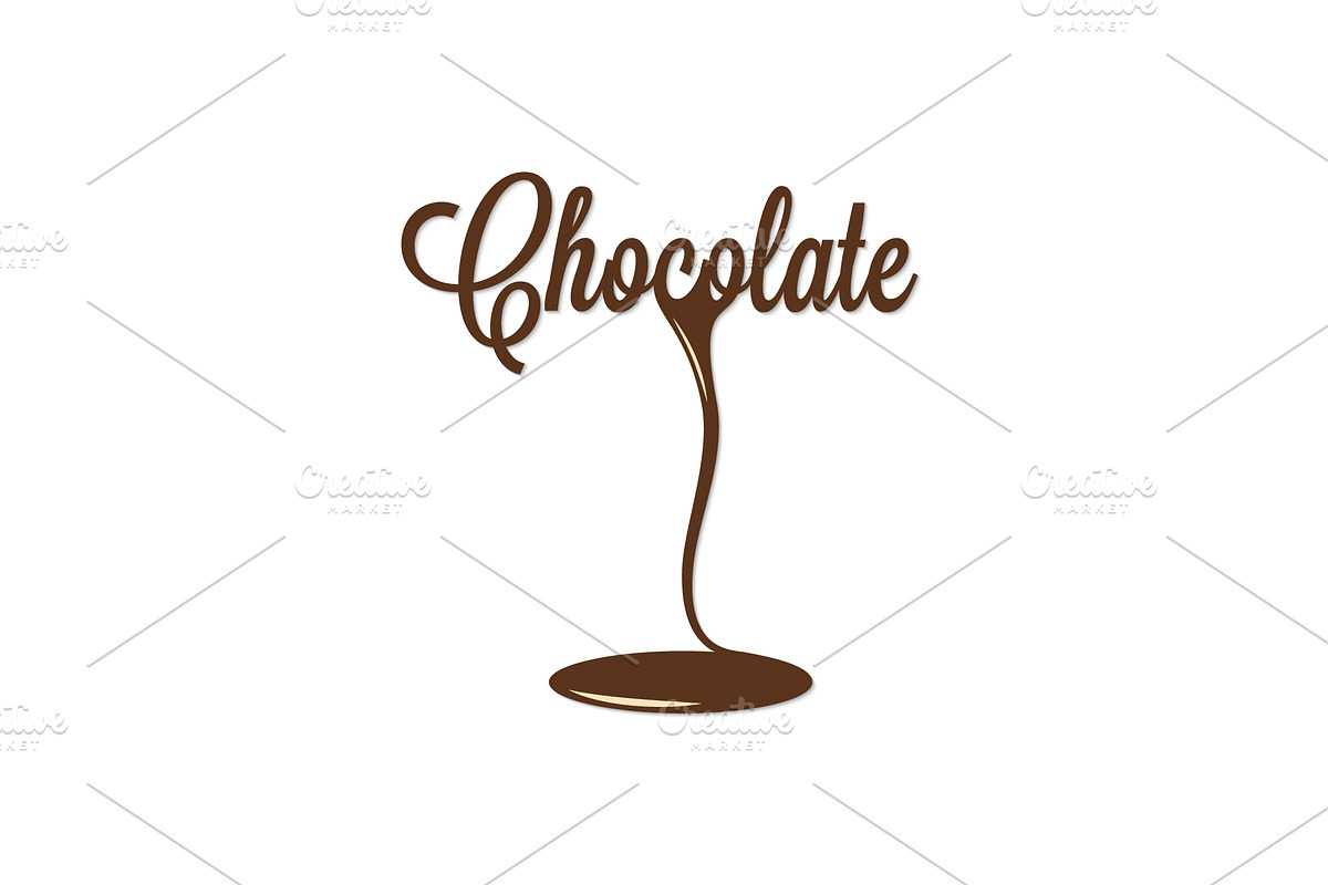 Chocolate isolated sign in Logo Templates - product preview 8