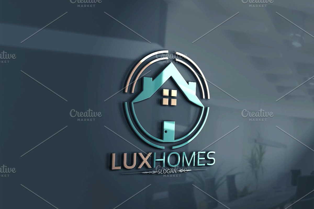 Lux Homes Logo in Logo Templates - product preview 8