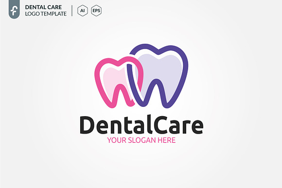 Dental Care Logo in Logo Templates - product preview 1