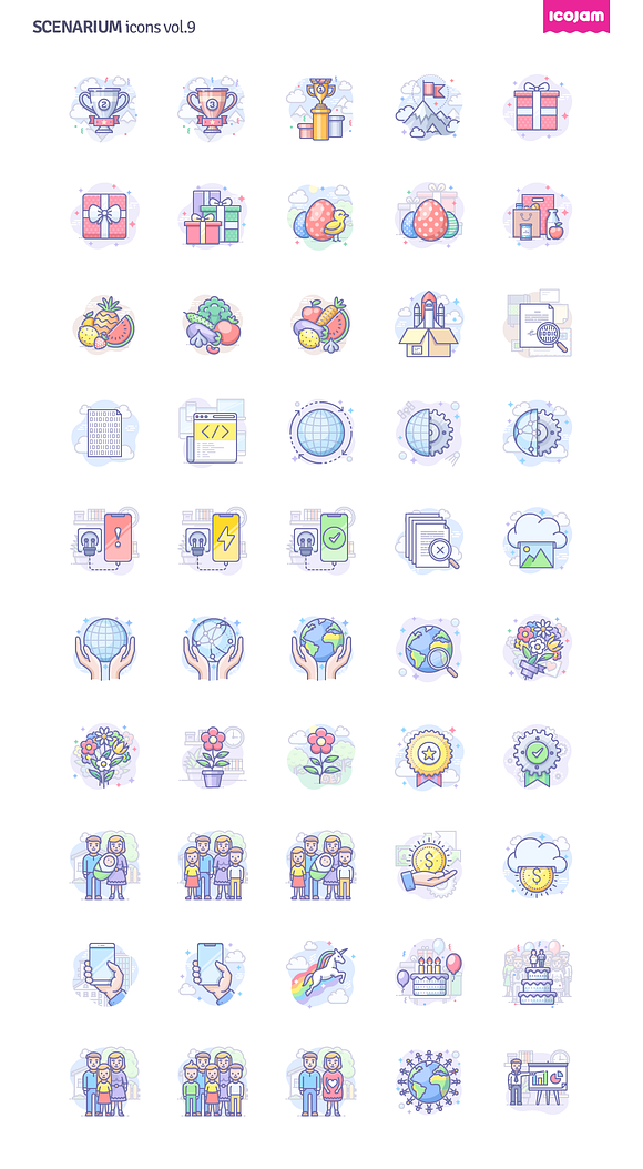 Scenarium icons vol.9 in Flower Icons - product preview 1