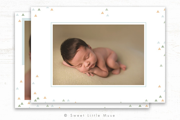 Modern Boy Birth Announcement in Card Templates - product preview 1
