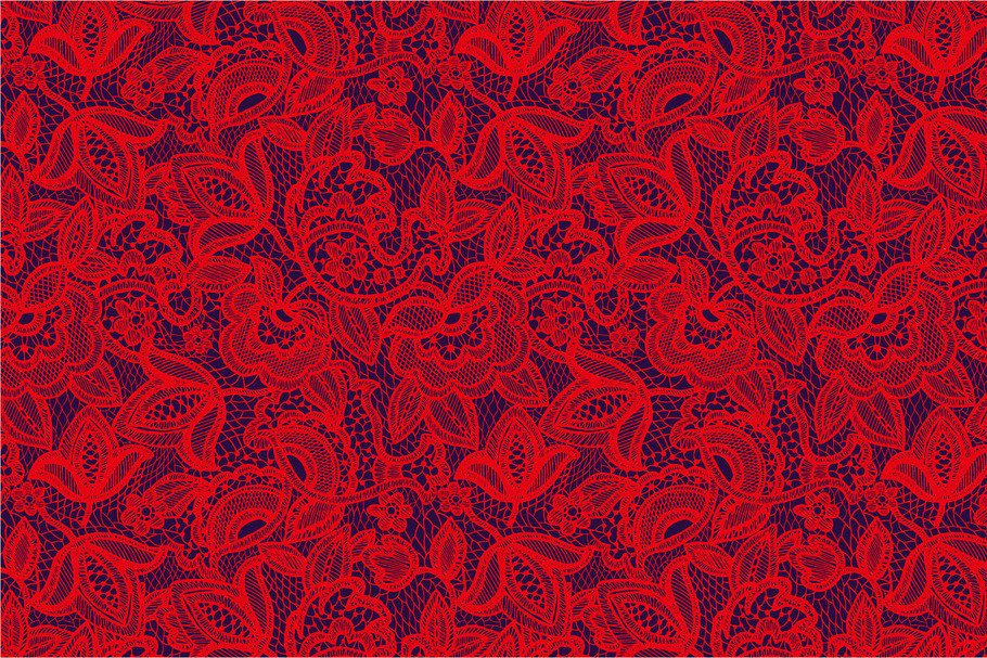 2 Lace Seamless Patterns in Patterns - product preview 8