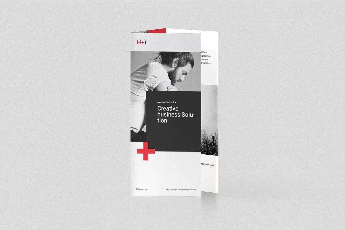 Corporate Trifold Brochure  in Brochure Templates - product preview 8