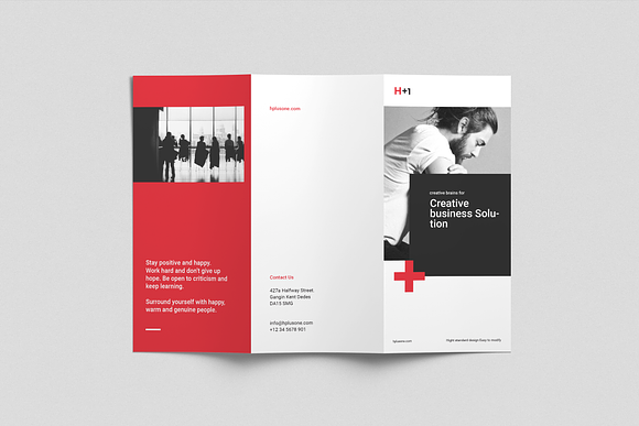 Corporate Trifold Brochure  in Brochure Templates - product preview 4