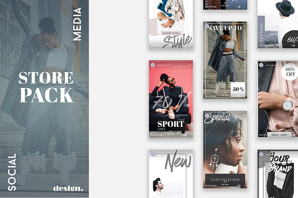 Instagram Stories - Store Pack in Instagram Templates - product preview 2