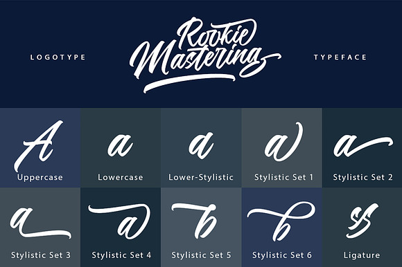 Rookie Mastering in Script Fonts - product preview 6