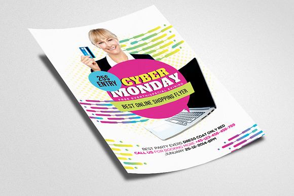 Cyber Monday Flyer Template Vol-02 in Flyer Templates - product preview 1