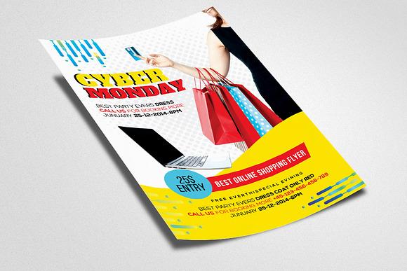 Cyber Monday Flyer Template Vol-03 in Flyer Templates - product preview 1