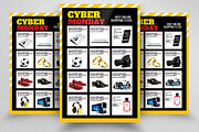 Cyber Monday Flyer Template Vol-04
