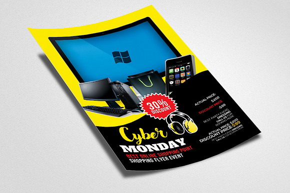 Cyber Monday Flyer Template Vol-05 in Flyer Templates - product preview 1