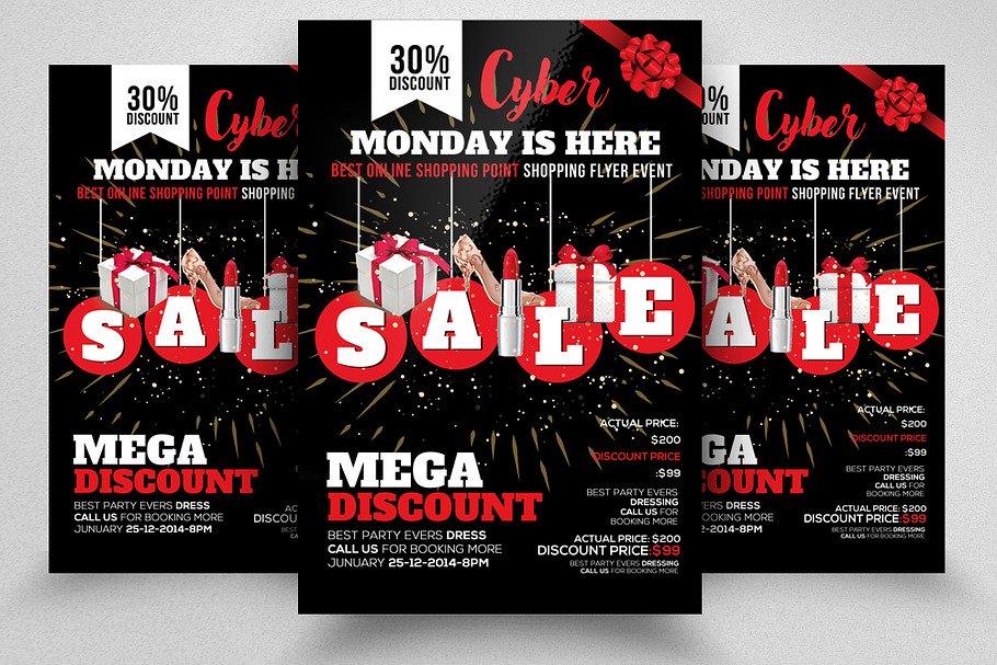 Cyber Monday Flyer Template Vol-06