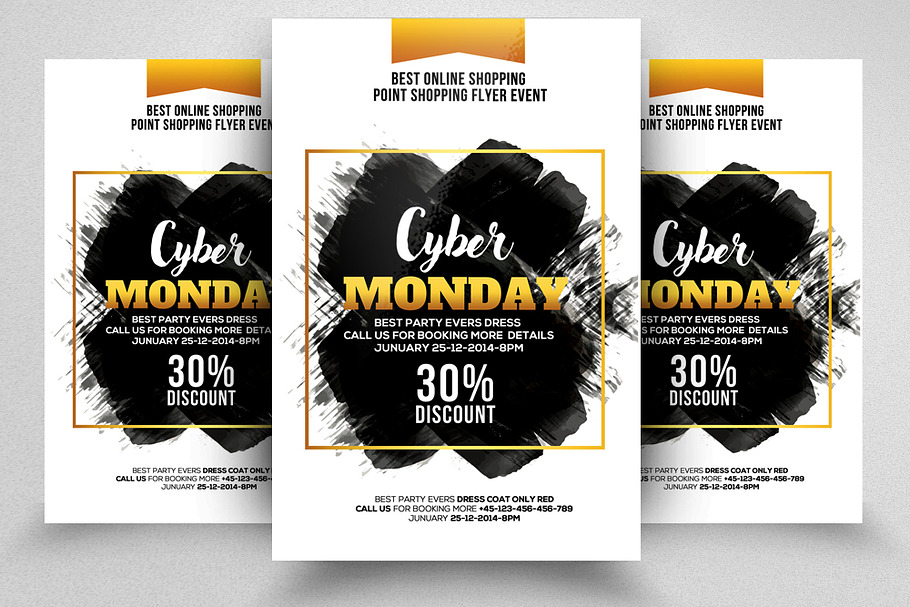 Cyber Monday Flyer Template Vol-09