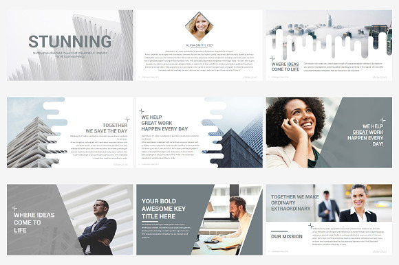 Best Stunning PowerPoint Template in PowerPoint Templates - product preview 4