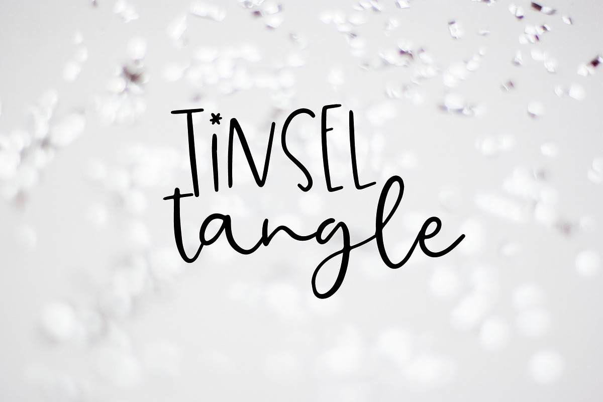 Tinsel Tangle in Display Fonts - product preview 8