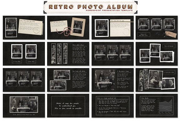 Retro Photo Album PPT Template in PowerPoint Templates - product preview 1