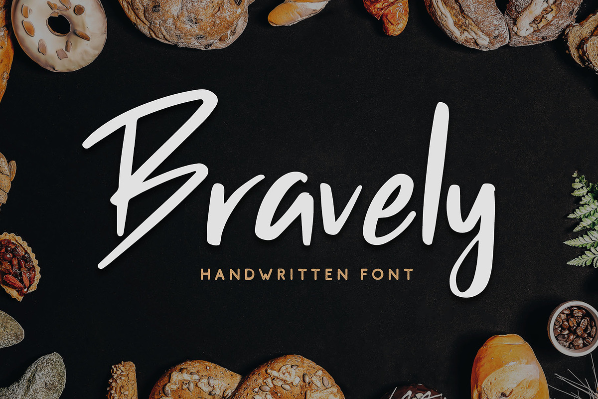 Bravely - Handwritten Font in Script Fonts - product preview 8