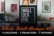 "Wallderful" White Wall Mockups #2