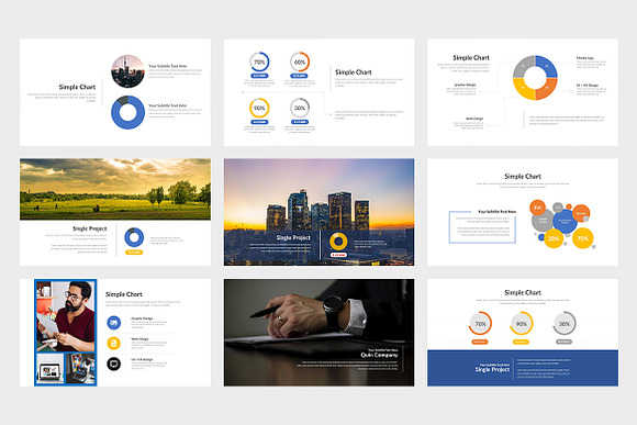 Quin : Company Profile Powerpoint in PowerPoint Templates - product preview 4