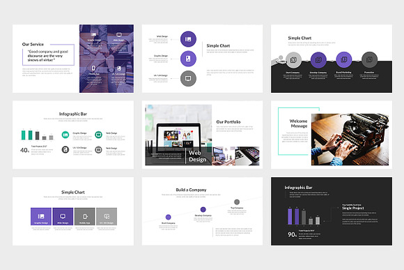 Quin : Company Profile Powerpoint in PowerPoint Templates - product preview 7