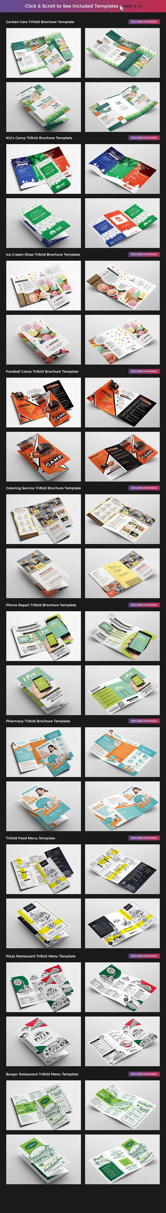 75 Trifold Brochure Templates Bundle in Brochure Templates - product preview 5
