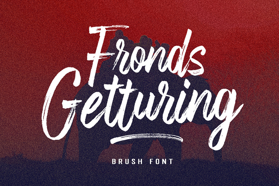 Fronds Getturing (50% Off) in Script Fonts - product preview 8