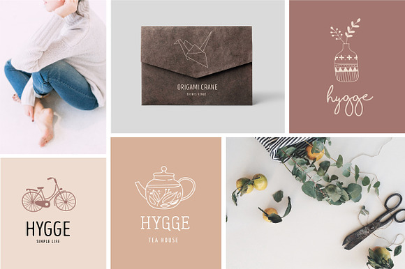 Hygge - premade logo collection in Logo Templates - product preview 4