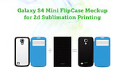 Galaxy S4 Mini Flip Case Mockup