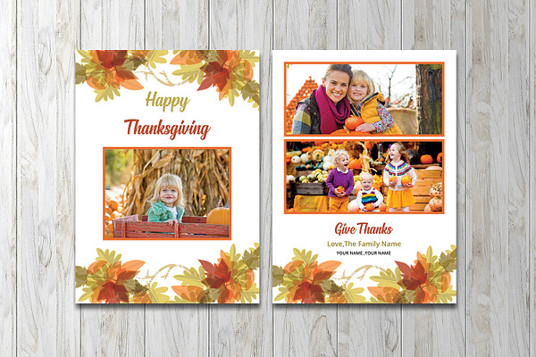 Thanksgiving Photo Card  V870