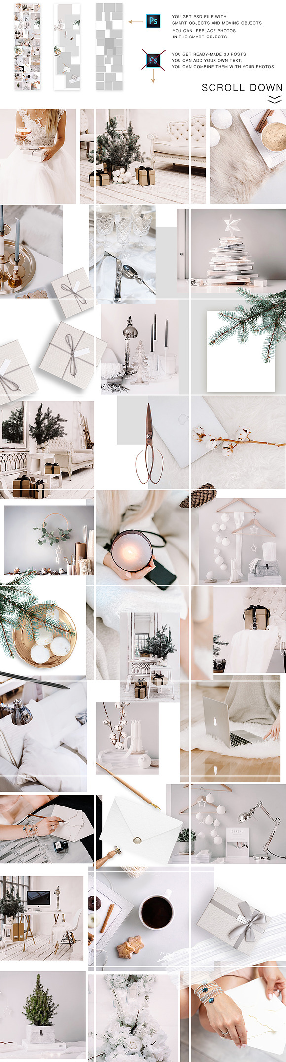 PHOTOS & PUZZLE. DECEMBER. in Instagram Templates - product preview 4